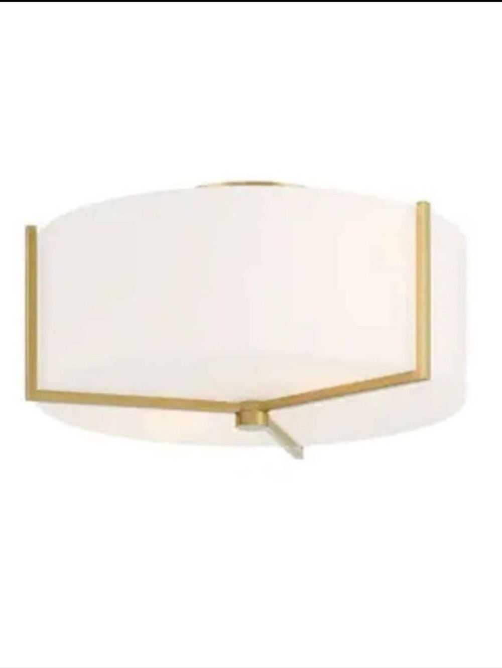 Allen & Roth 13 " Round Semi Flush Round Light